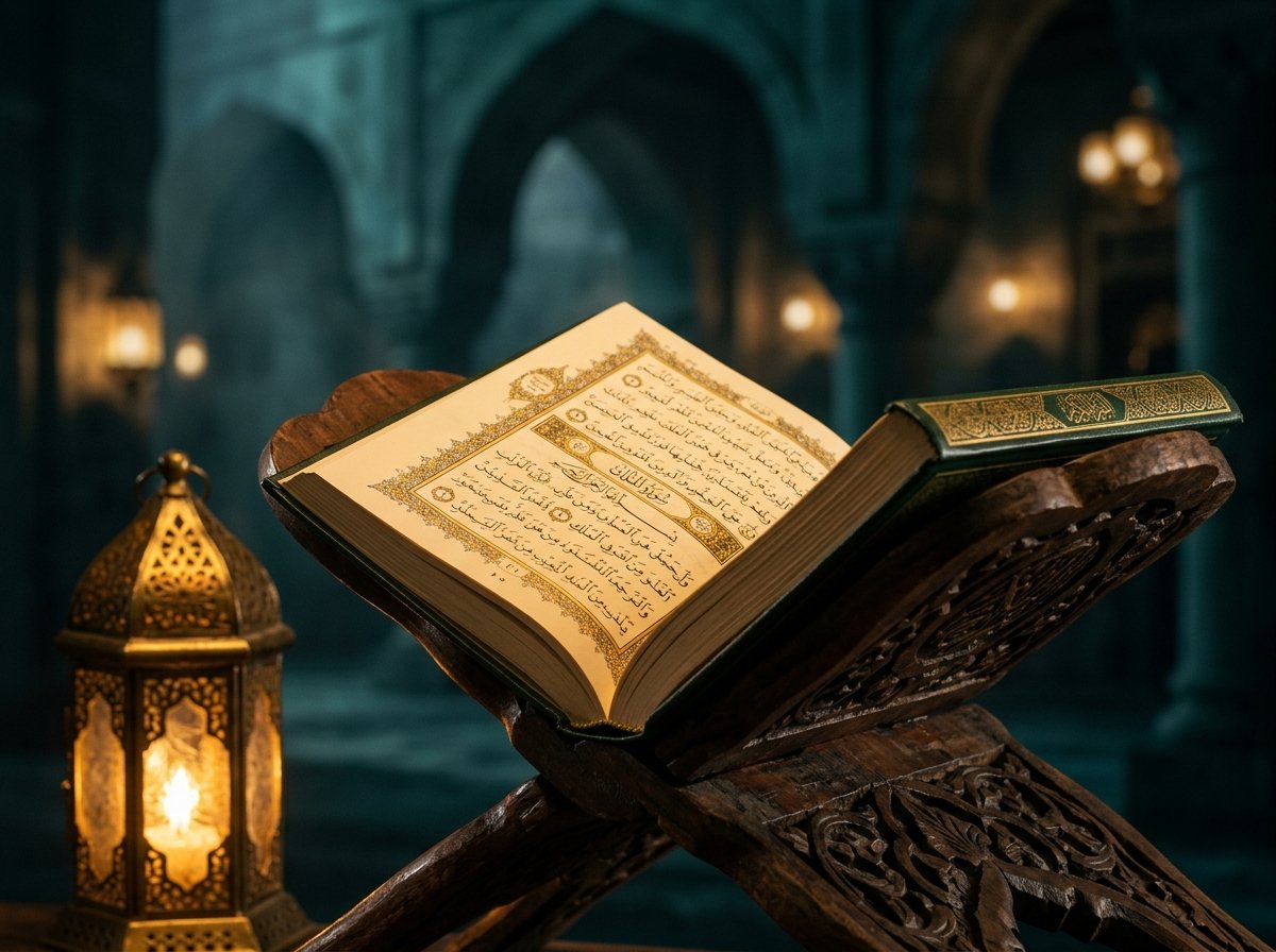 The Holy Quran on Stand